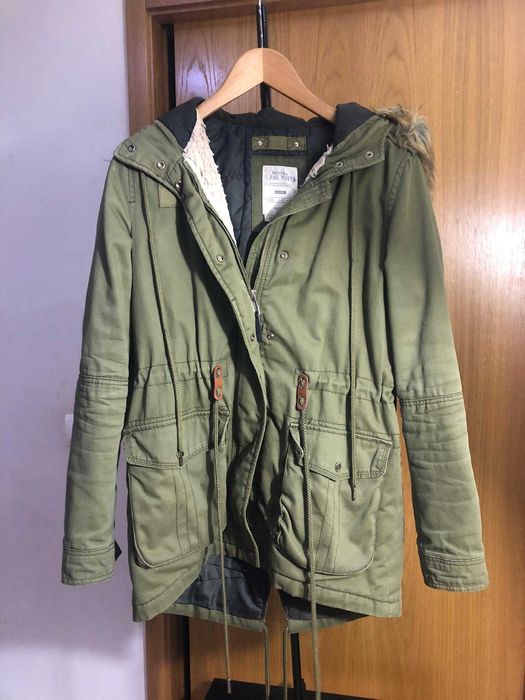 Casaco verde muito quentinho como novo