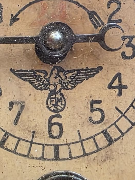 Budzik przedwojenny FMS,ładny stan