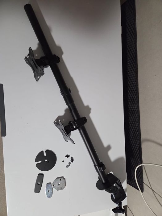 Neomounts Uchwyt biurkowy na 2 monitory 10" - 32"