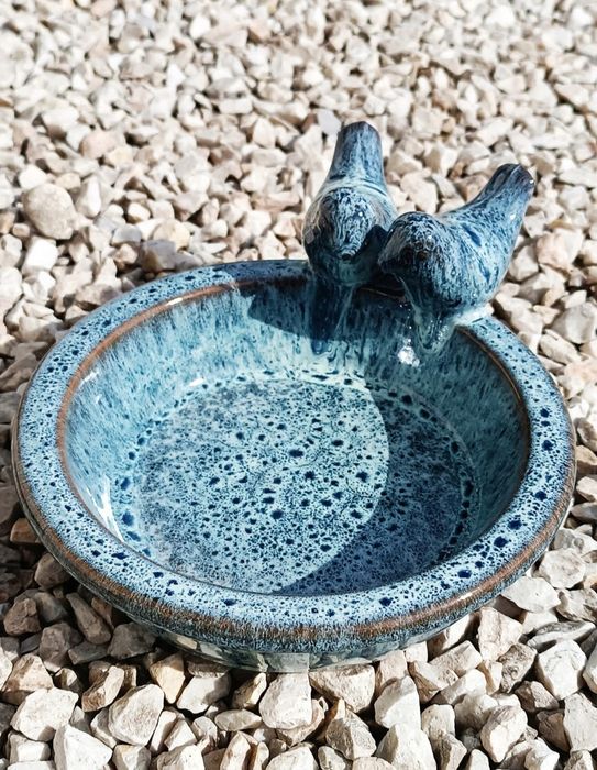 Ceramiczne poidełko poidło Wodopój dla ptaków ptaszków