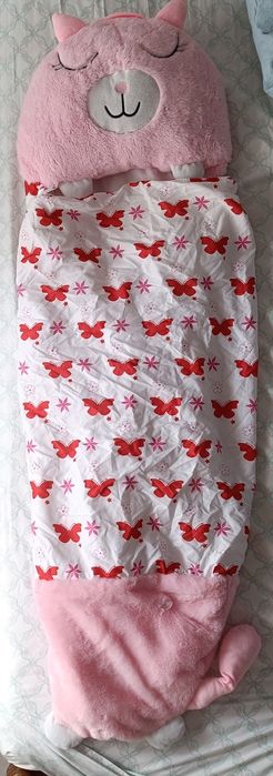 Gato mala almofada saco de cama