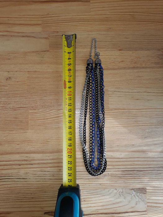 Намисто з ланцюжків, намисто з бірюзою, "око Фатіми"