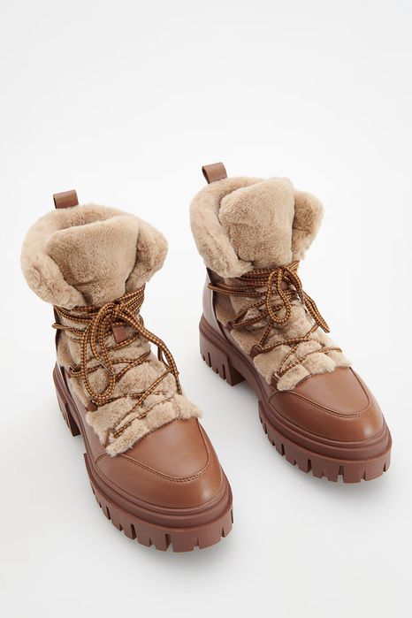 Ботинки женские кожа Reserved