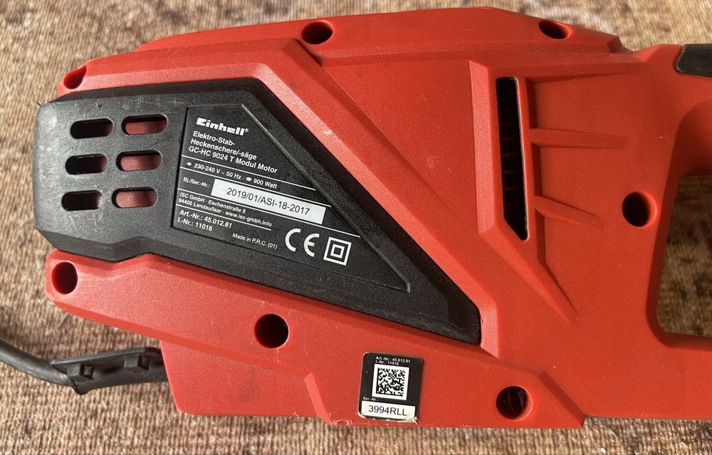 Einhell GC-HC 9024 T 900W – Corta-Sebes + Serra Telescópica