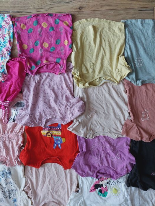 Mega paka koszulka z krótkim rękawem na lato dla dziewczynki różne mar