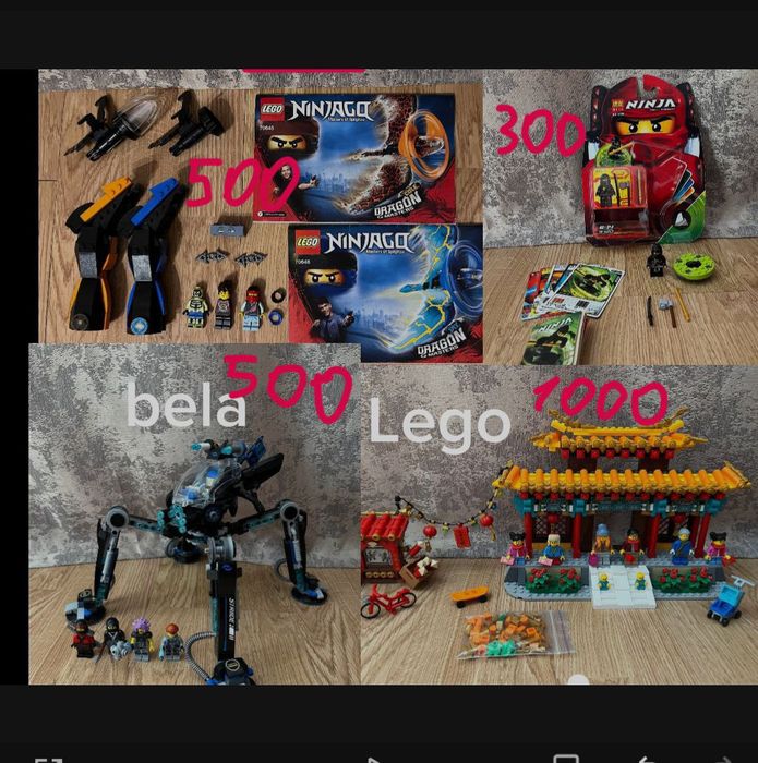 Lego Ninjago набори фігурки