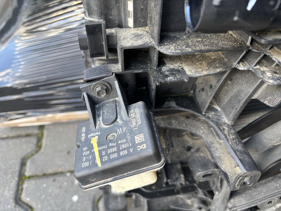 Renault express 1,5 dci 1.3 pas przedni komplet chlodnic wentylator