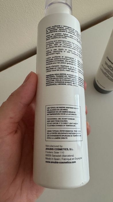 Anubis Regul Oil Cleansing Cream і Regul Oil Lotion Purificant