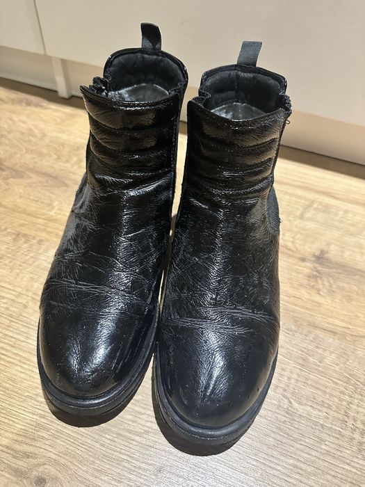 Trzewiki buty Caprice skóra naturalna