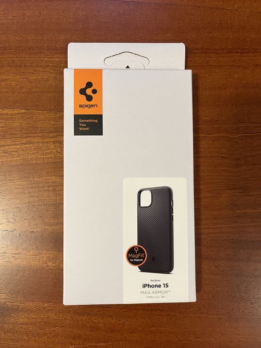 Spigen Mag Armor Magsafe Iphone 15 Matte Black