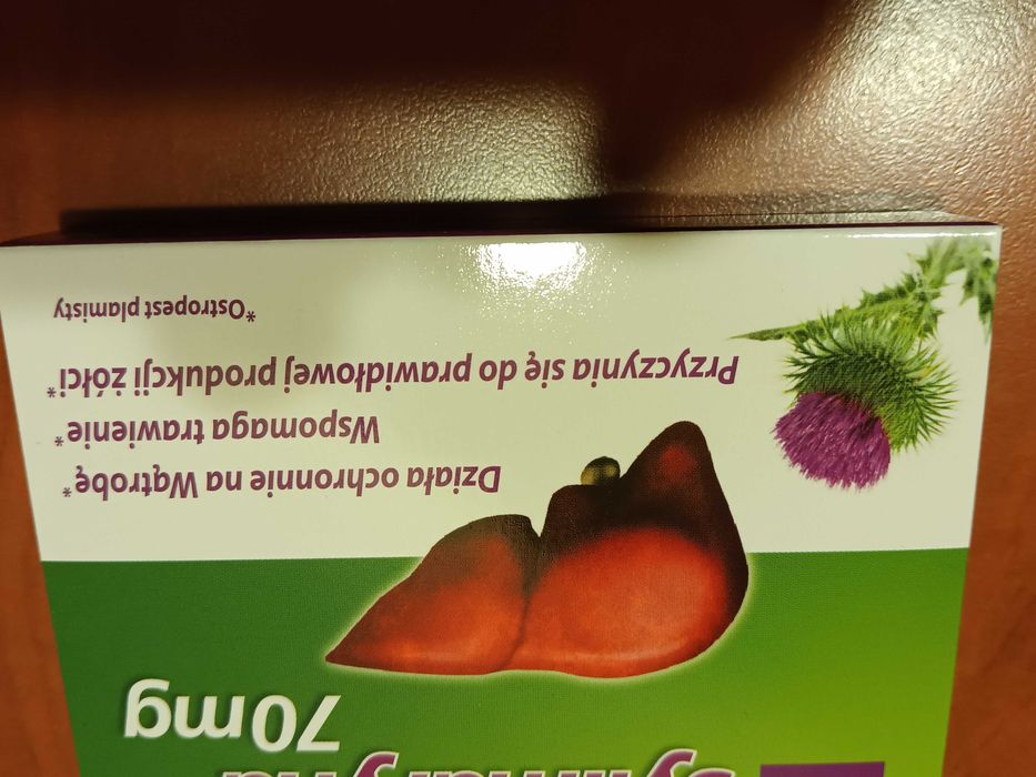 Sylimaryna 70 mg 30 tabletek ochrona wątroby poprawa trawienia