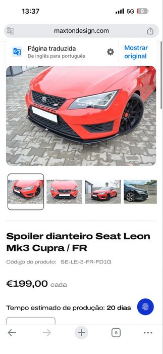Lip seat leon 5f