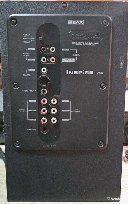 Sistema de Som 7.1 Creative Inspire T7900 (Ideal para Gaming/Cinema)