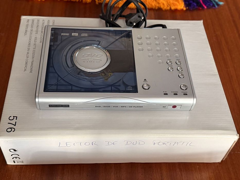 Leitor de DVD Euroconsumers (portátil ou de tamanho compacto)