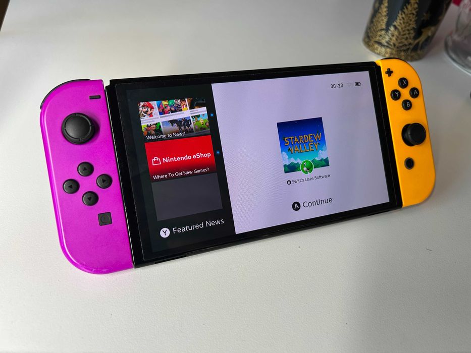 Konsola Nintendo Switch OLED / SD 128 GB / CFW / analogi TMR