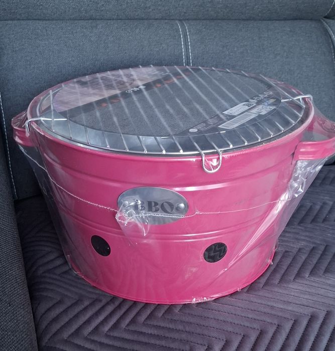 Grill węglowy turystyczny wiaderko, przenośny