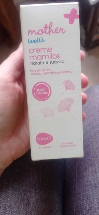 Creme mamilos e almofadas de hidrogel