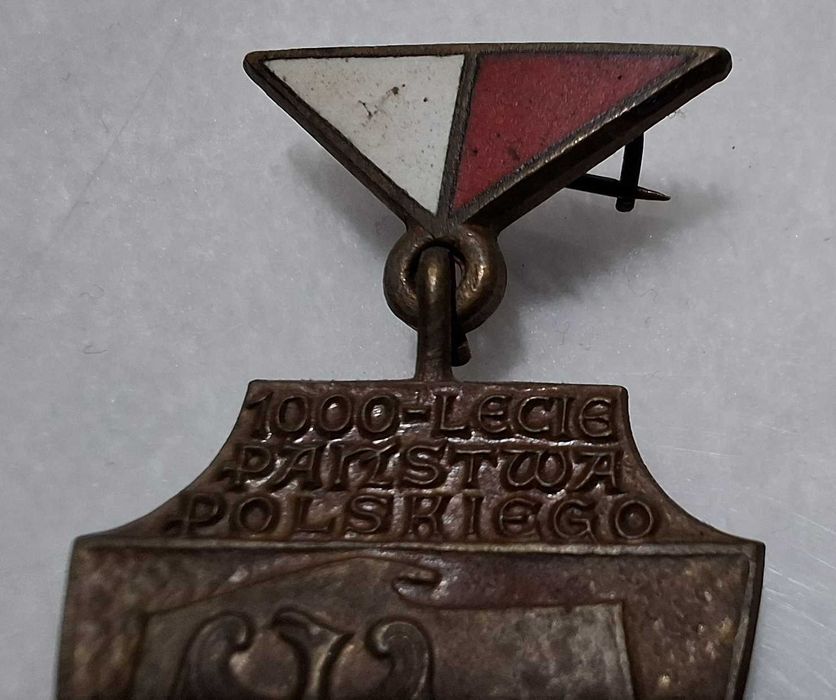 Odznaka 1000-lecie Państwa Polskiego, OKFJN, 22,5mm (Kolekcje]