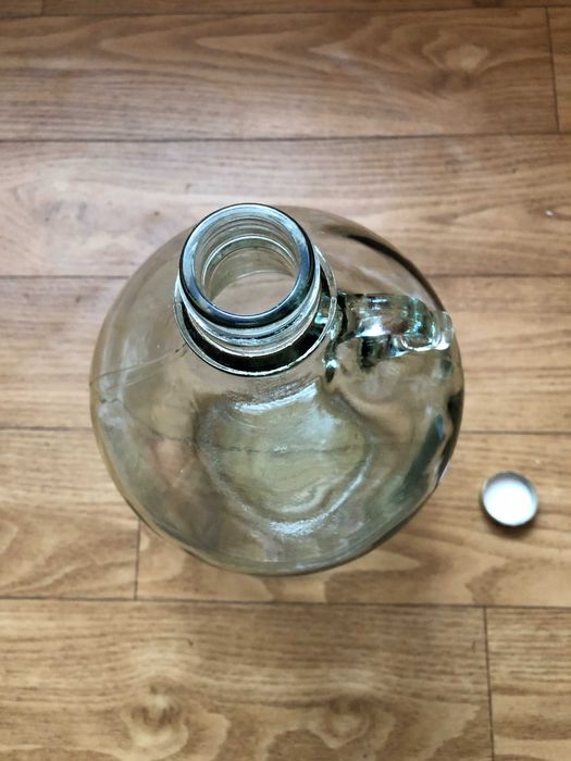 Balon gąsior butla szklany 5 litr z zakrętką do wina , butelka