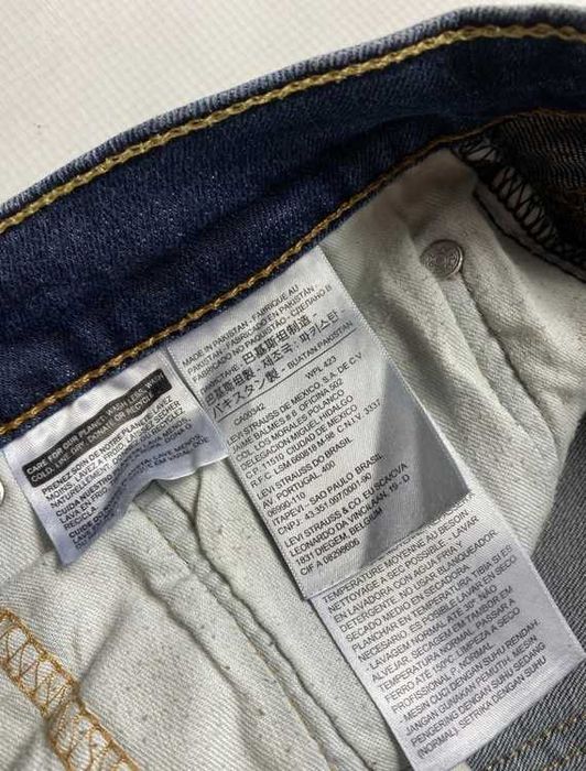 Levi's 511 STRAUSS LEVIS oryginalne granatowe Spodnie Jeansy W 32 L 32