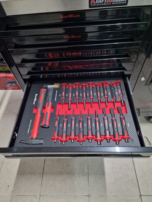 Carrinho de ferramenta de 7 gavetas completa novo s
