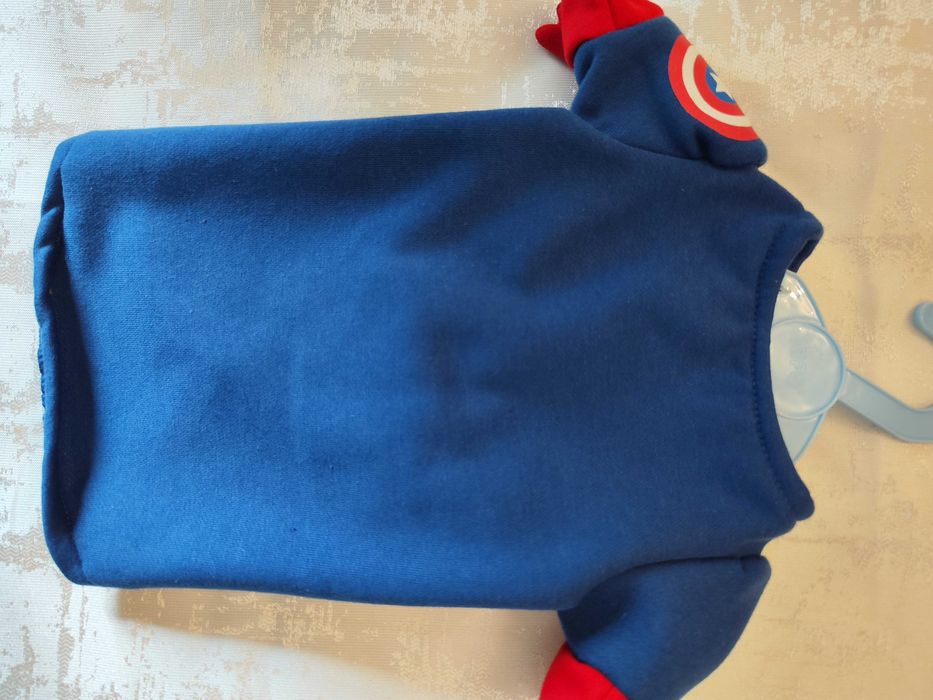 Roupa para Cão - azul e Vermelha - Tamanho XL