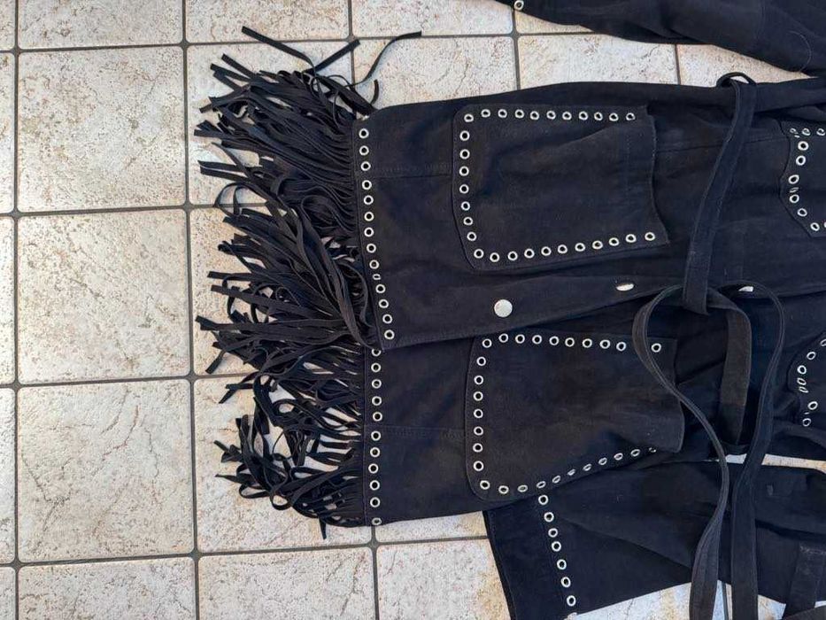 Płaszcz skórzany 100%  SACRED HAWAK