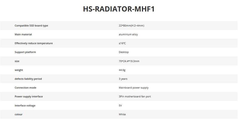 Dissipador para SSD NVMe M.2 Hiksemi com luz RGB