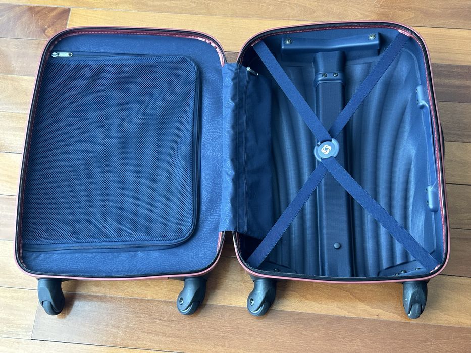 1 malas Samsonite Cosmolite (55 cm) Vermelha. Leve Resistente