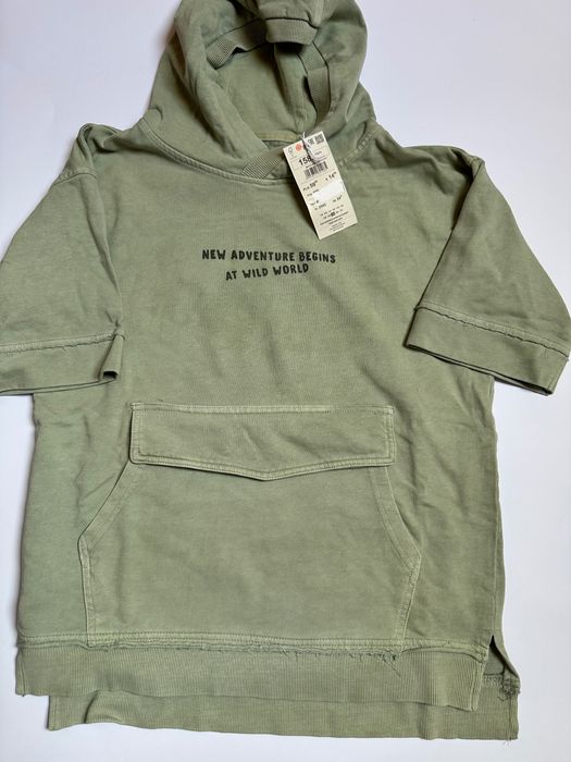 Reserved bluza chłopięca szałwiowa piękna 158