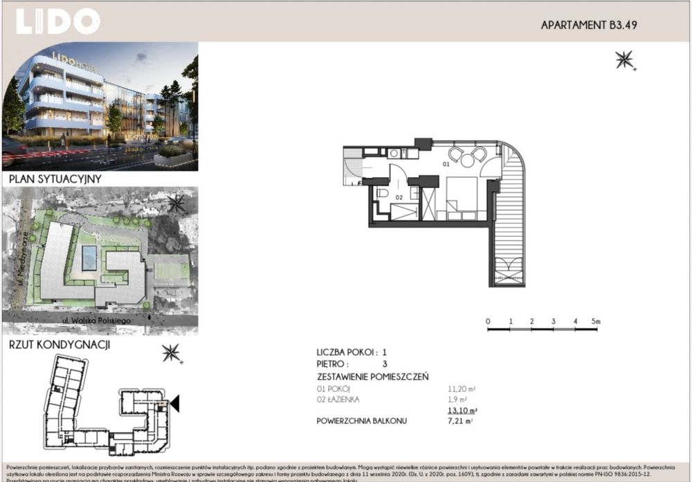 Lido Jurata butikowy apartament premium z miejscem parkingowym.