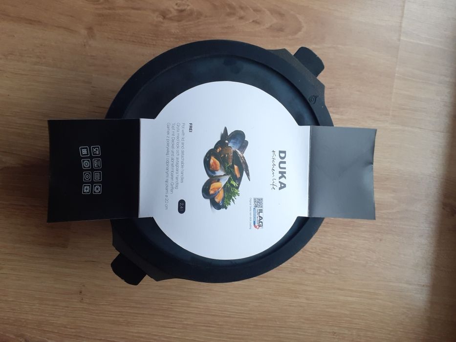 Zestaw garnek z patelnia Duka, 2,55 litra