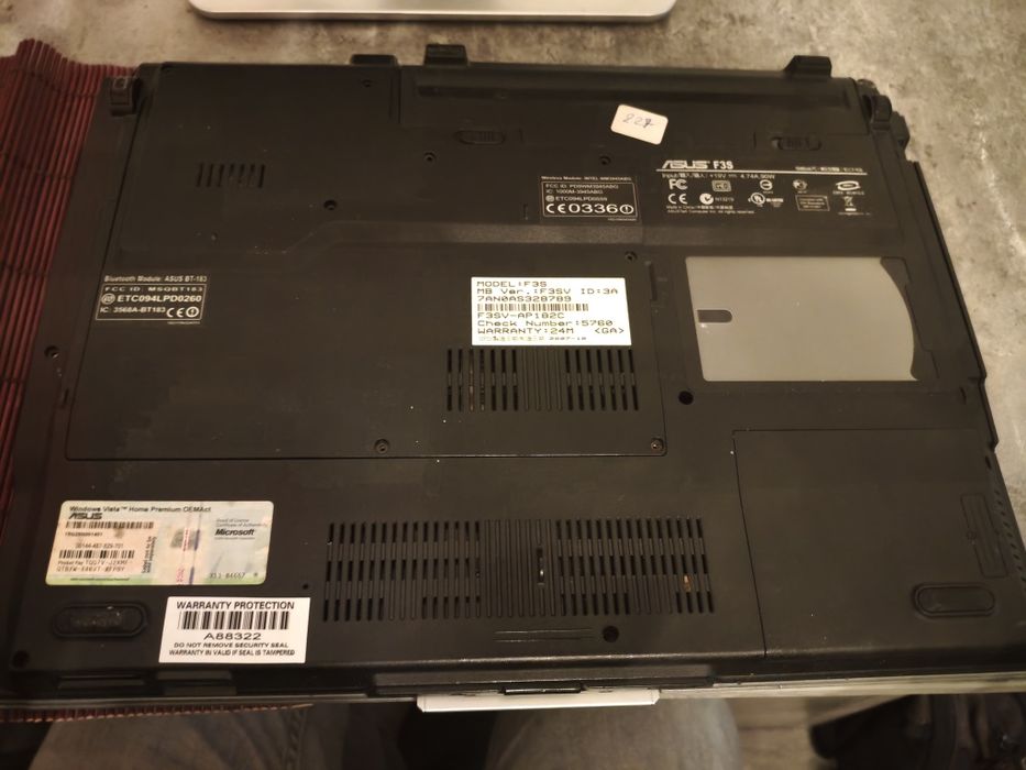 Portátil ASUS F3SV