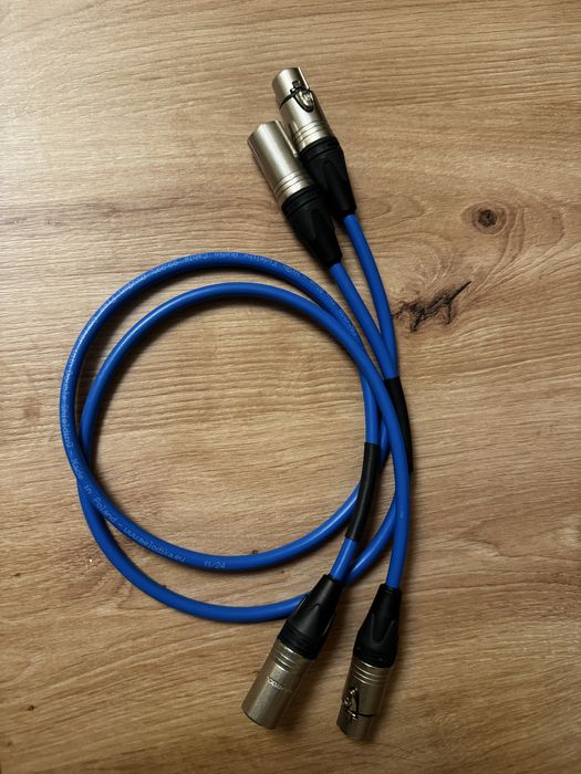 Melodika skyblue XLR 0,5 m interkonekt