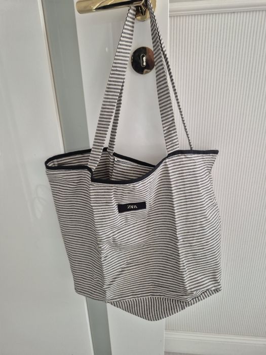 Torba materiałowa shoperka Zara