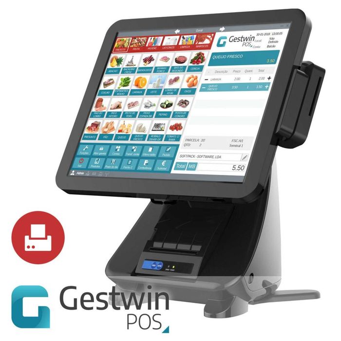 Equipamento de facturação Profissional - J150 POS com Linux + Balança