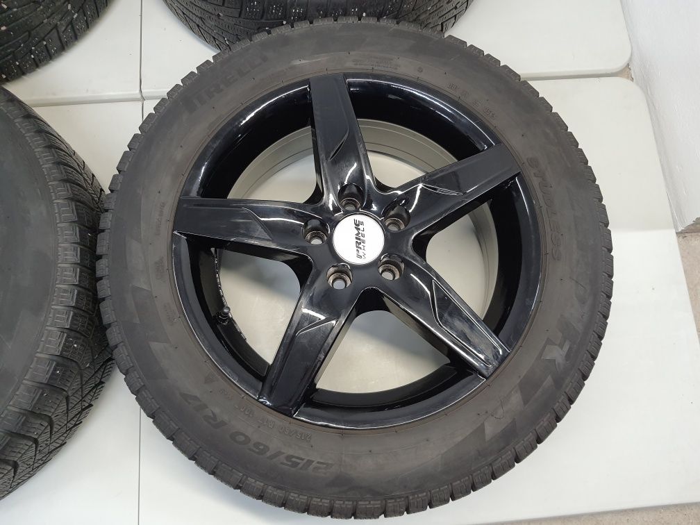Диски р17 5/114,3 Nissan,Renault,Dacia з зимовою гумою Pirelli 215/60 ...