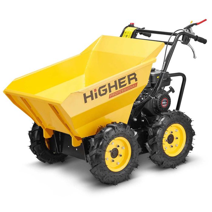 Taczka spalinowa mini wywrotka HIGHER wozidło silnik LONCIN 6,5 KM