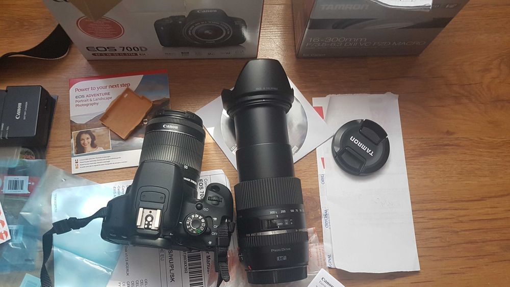 Canon EOS 700D Tamron 16-300 tylko 12 tysięcy zdj.