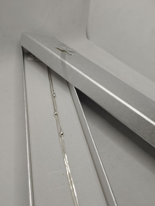 Srebrna bransoletka, próba 925, długość 18 cm