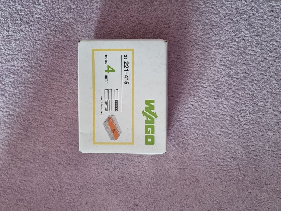 Elektro złączki WAGO