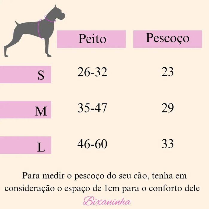 Peitoral & trela ( leve e confortável)