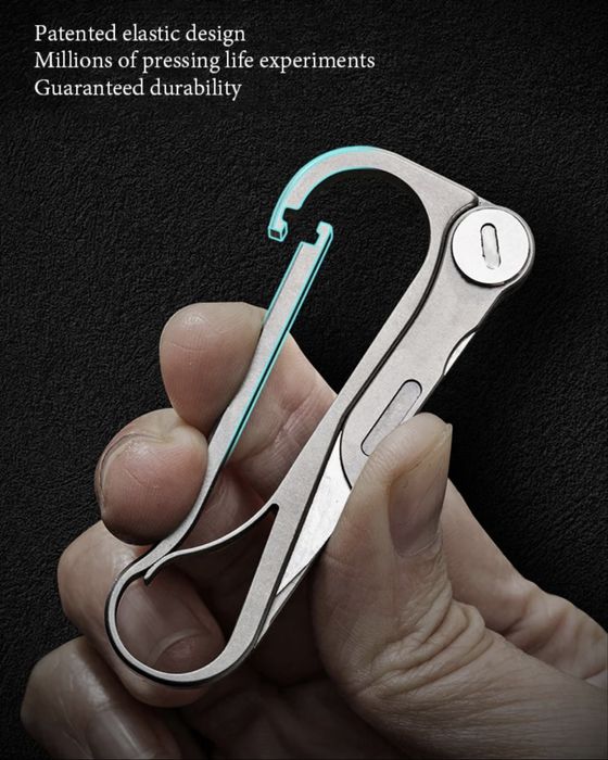 EDC ‼️ Титановий карабін зі скальпелем