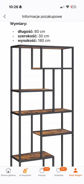 Regal  RETRO LOFT industrialny