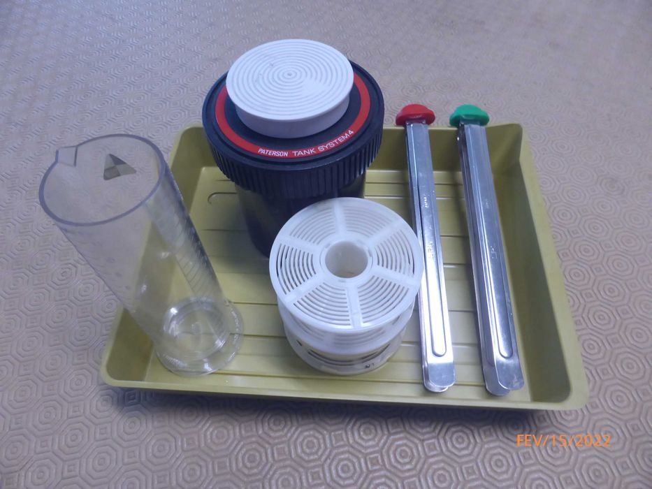 Conjunto de Acessórios para revelação fotográfica