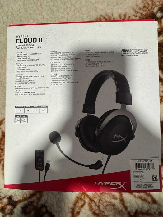 Headset HyperX Cloud 2