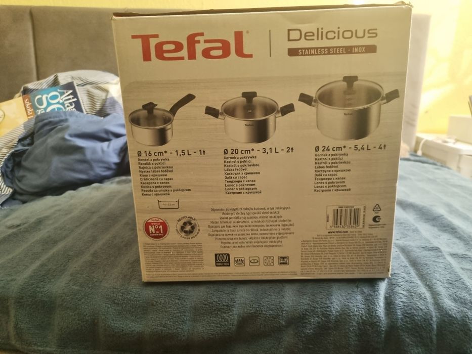 Garnki Tefal nowe
