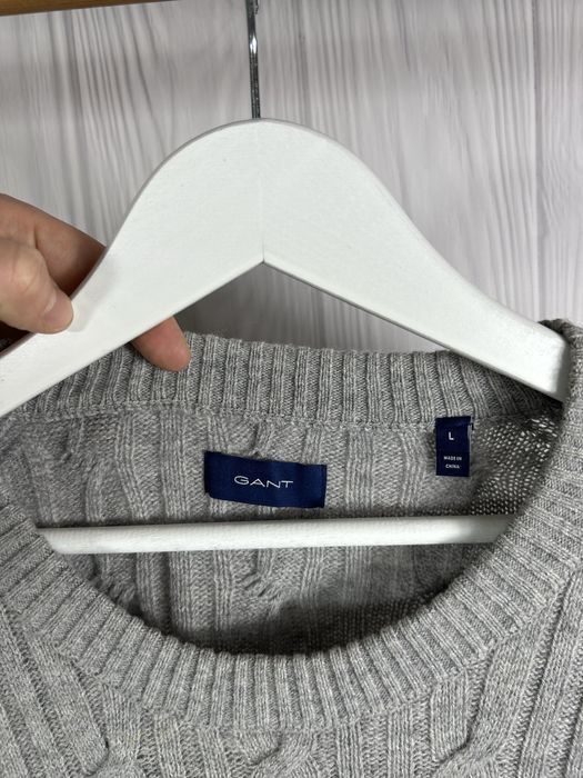 GANT  USA Cable Knit Wool шикарний шерстяний светр джемпер Оригінал
