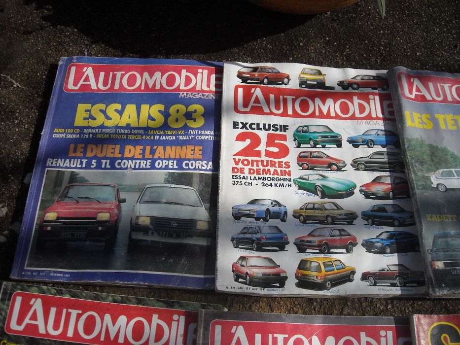 Revistas automovel antigas L'Automobile francesa