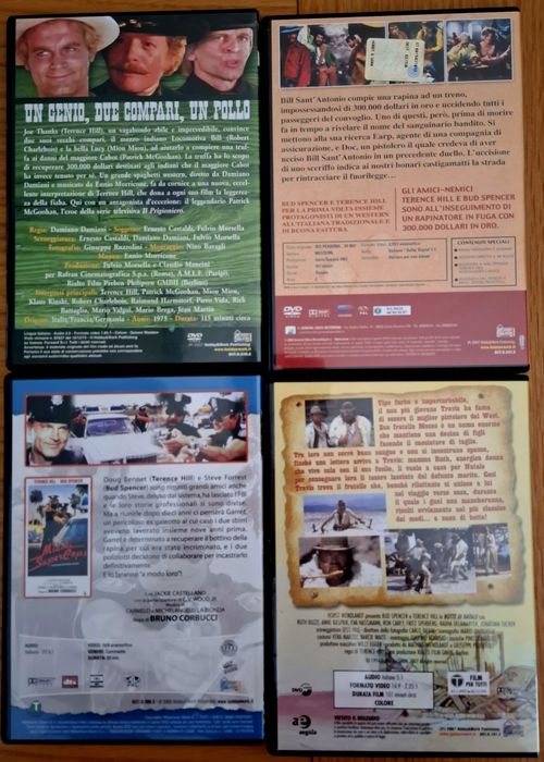 Coleção Bud Spencer e Terence Hill 11 dvd em italiano